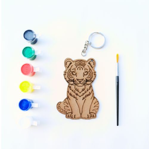 Tiger Keychain Art Kit