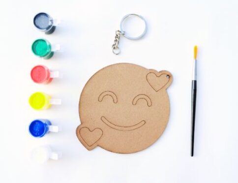 Smiley Keychain Art Kit