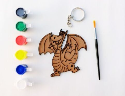 Dragon Keychain Art Kit