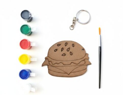 Burger Keychain Art Kit