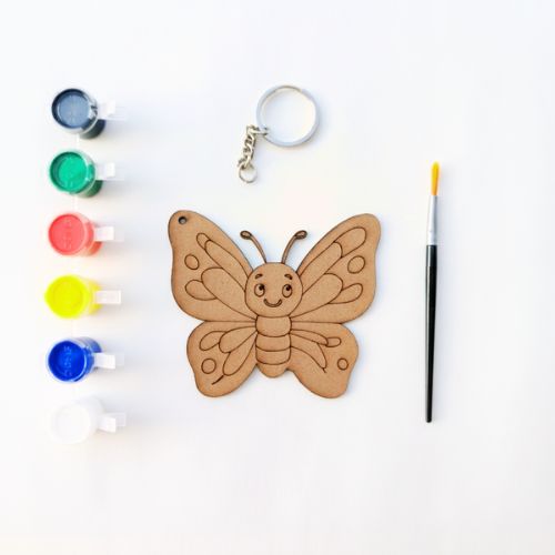 Butterfly Keychain Art Kit