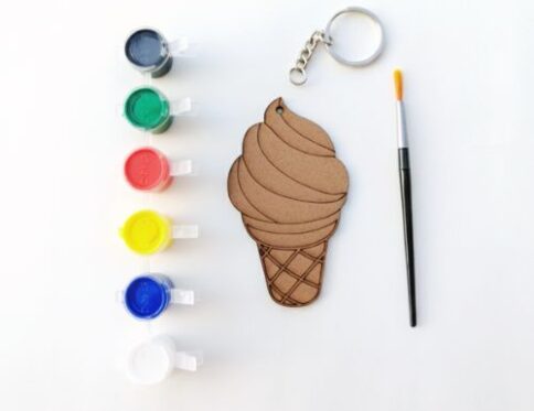 Ice-cream Keychain Art Kit