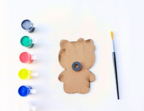 Kitty Fridge Magnet Art Kit For Kids
