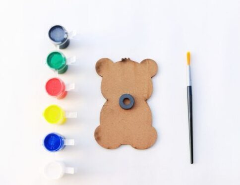 Bear Fridge Magnet Art Kit For Kids