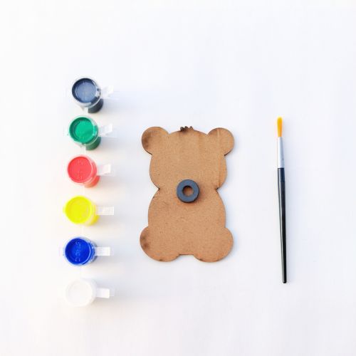 Bear Fridge Magnet Art Kit For Kids