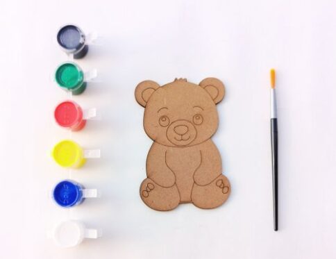 Bear Fridge Magnet Art Kit For Kids