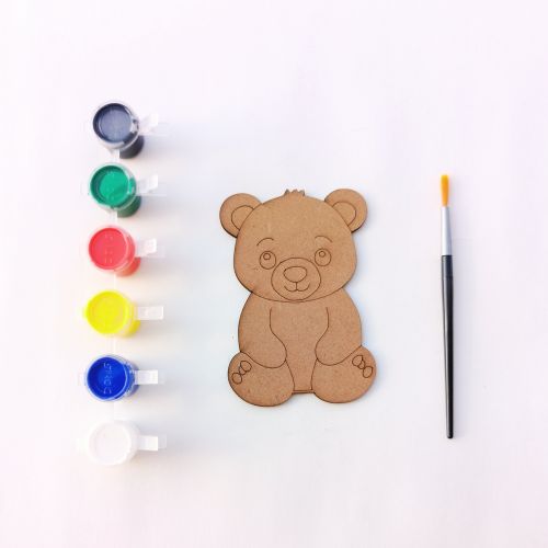 Bear Fridge Magnet Art Kit For Kids