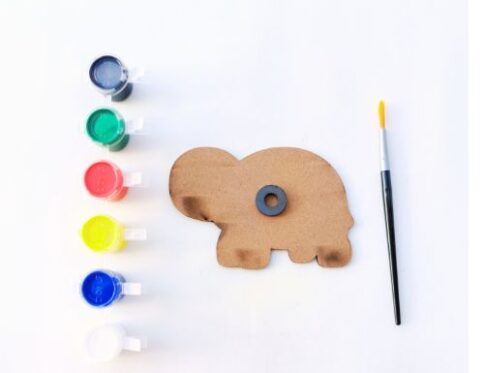 Turtle Fridge Magnet Art Kit For Kids