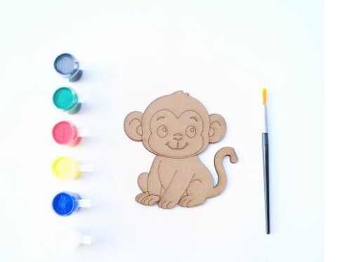Monkey Fridge Magnet Art Kit For Kids