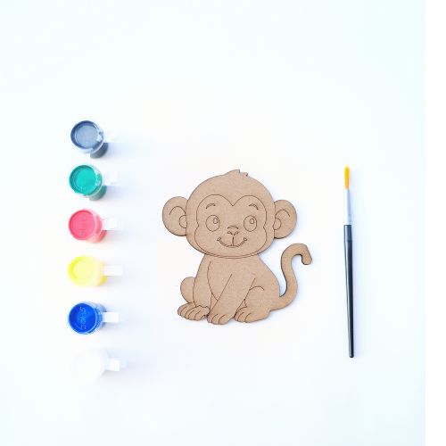 Monkey Fridge Magnet Art Kit For Kids