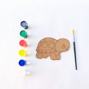Turtle Fridge Magnet Art Kit For Kids