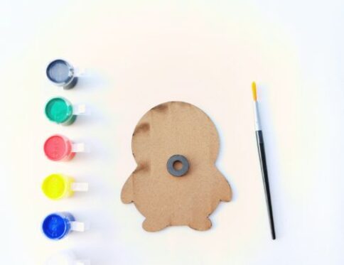 Penguin Fridge Magnet Art Kit For Kids