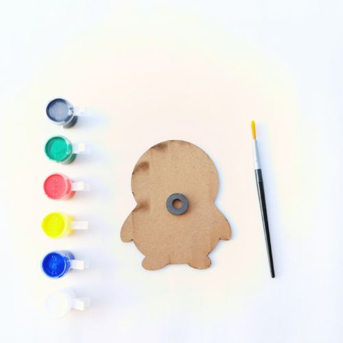 Penguin Fridge Magnet Art Kit For Kids