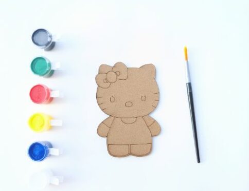 Kitty Fridge Magnet Art Kit For Kids
