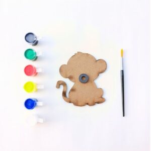 Monkey Fridge Magnet Art Kit For Kids