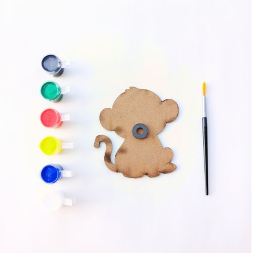 Monkey Fridge Magnet Art Kit For Kids