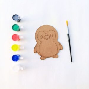 Penguin Fridge Magnet Art Kit For Kids