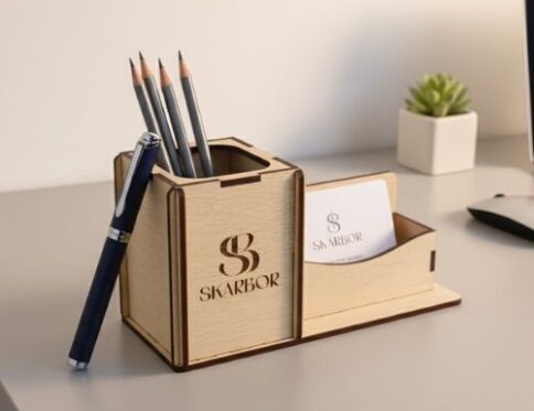 2 in 1 Pen And Visiting Card Holder