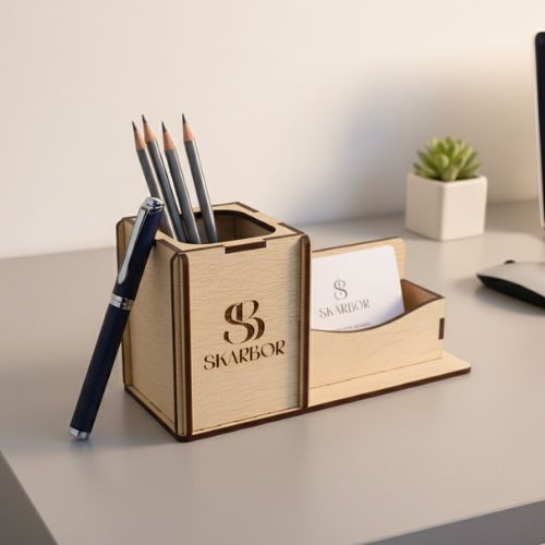 2 in 1 Pen And Visiting Card Holder