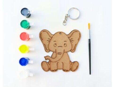 Elephant Keychain Art Kit