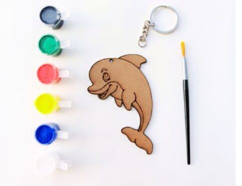 Dolphin Keychain Art Kit