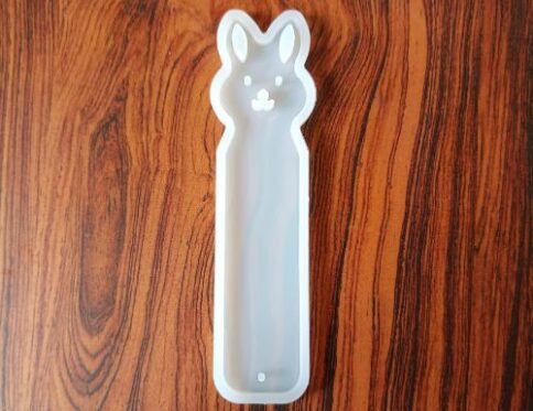 Rabbit Bookmark Mould 6 Inch