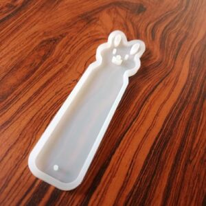 Rabbit Bookmark Mould 6 Inch
