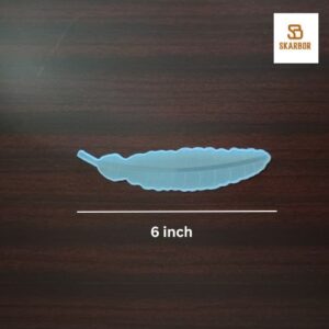 6" Feather Bookmark Mould