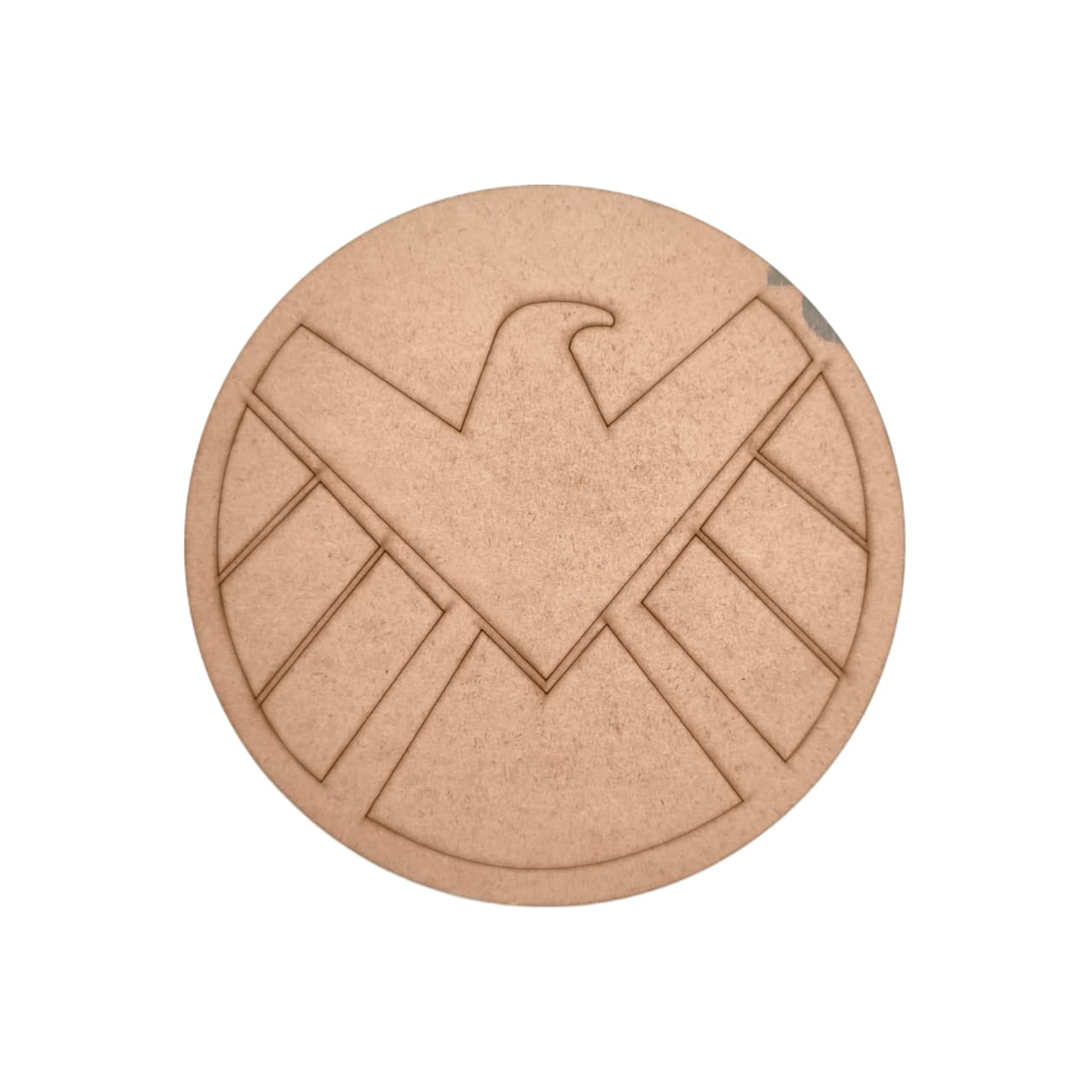 Agents Of Shield Logo Marvel Pre Marked Round MDF