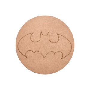 Black Widow Logo Marvel Avengers Pre Marked Round MDF