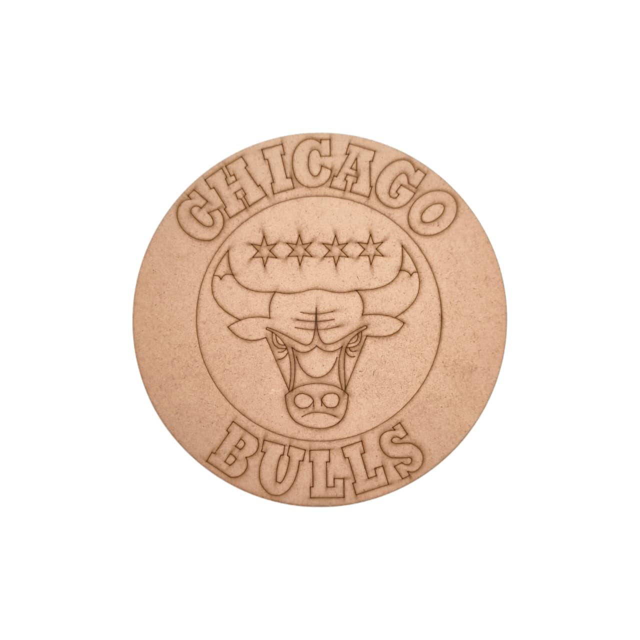 Chicago Bulls Logo Basketball Pre Marked MDF Chicago Bulls Logo Basketball Pre Marked MDF