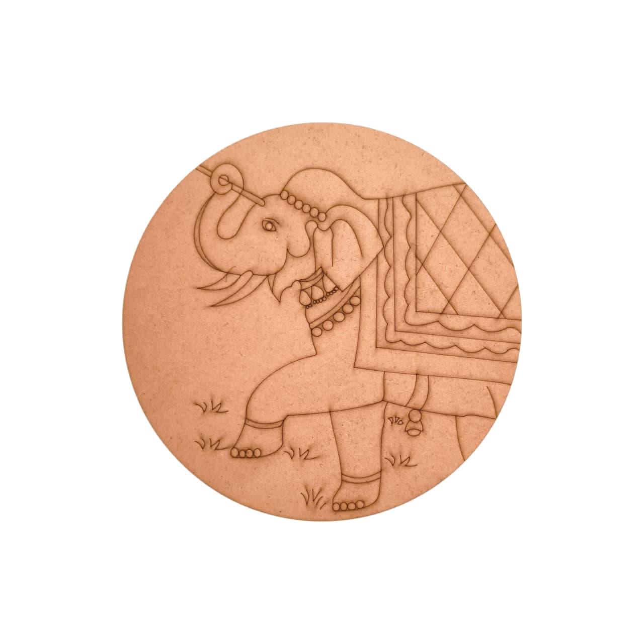 Elephant Pre Marked Round MDF 3