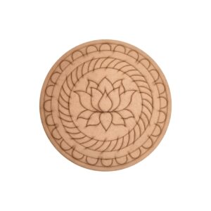 Lotus Pre Marked Round MDF 4