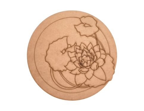 Lotus Pre Marked Round MDF 2