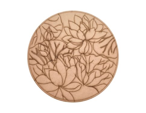 Lotus Pre Marked Round MDF