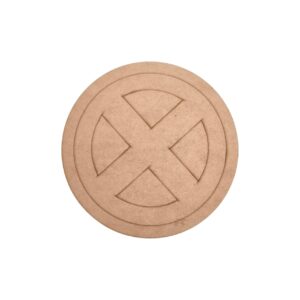 X-Men Logo Marvel Pre Marked Round MDF