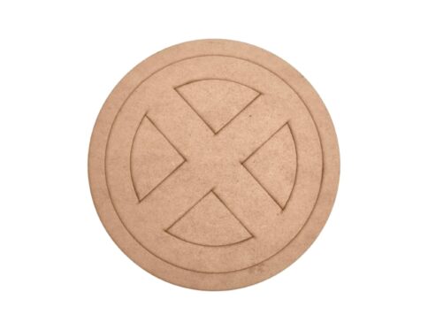 X-Men Logo Marvel Pre Marked Round MDF