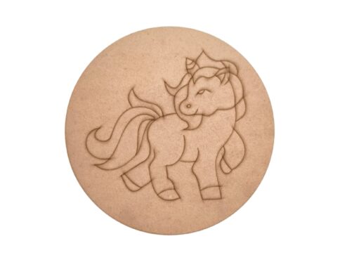 Unicorn Pre Marked Round MDF 3