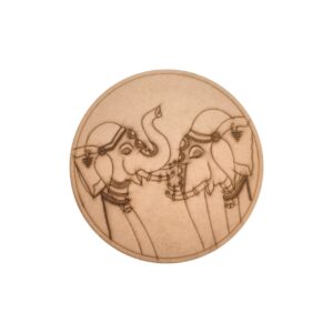 Elephant Pre Marked Round MDF 2