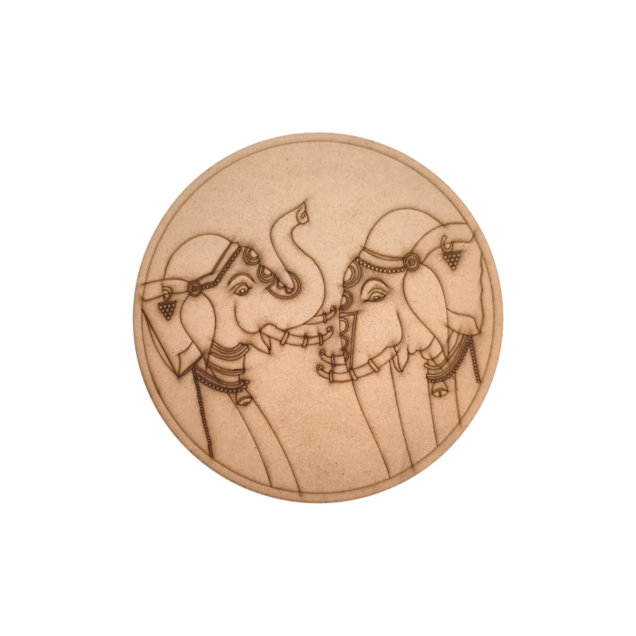 Elephant Pre Marked Round MDF 2