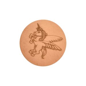 Unicorn Pre Marked Round Mdf