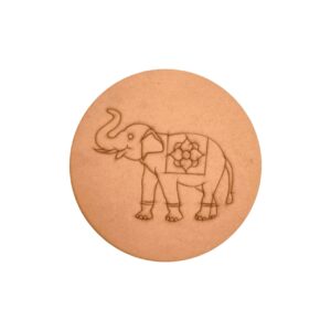 Elephant Pre Marked Round MDF